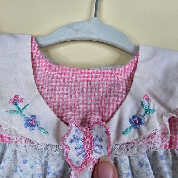 Vintage dress prairie size 0-6m - Picture 2 of 5